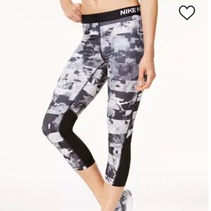 NIKE DRI-FIT Capri leggings abstract floral size‎ XS